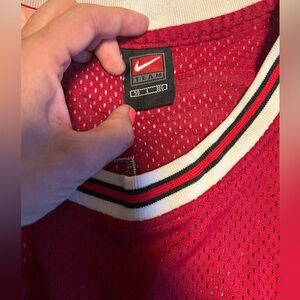 Nike Red Team Mesh Top as is been cut on bottom in pics you can see